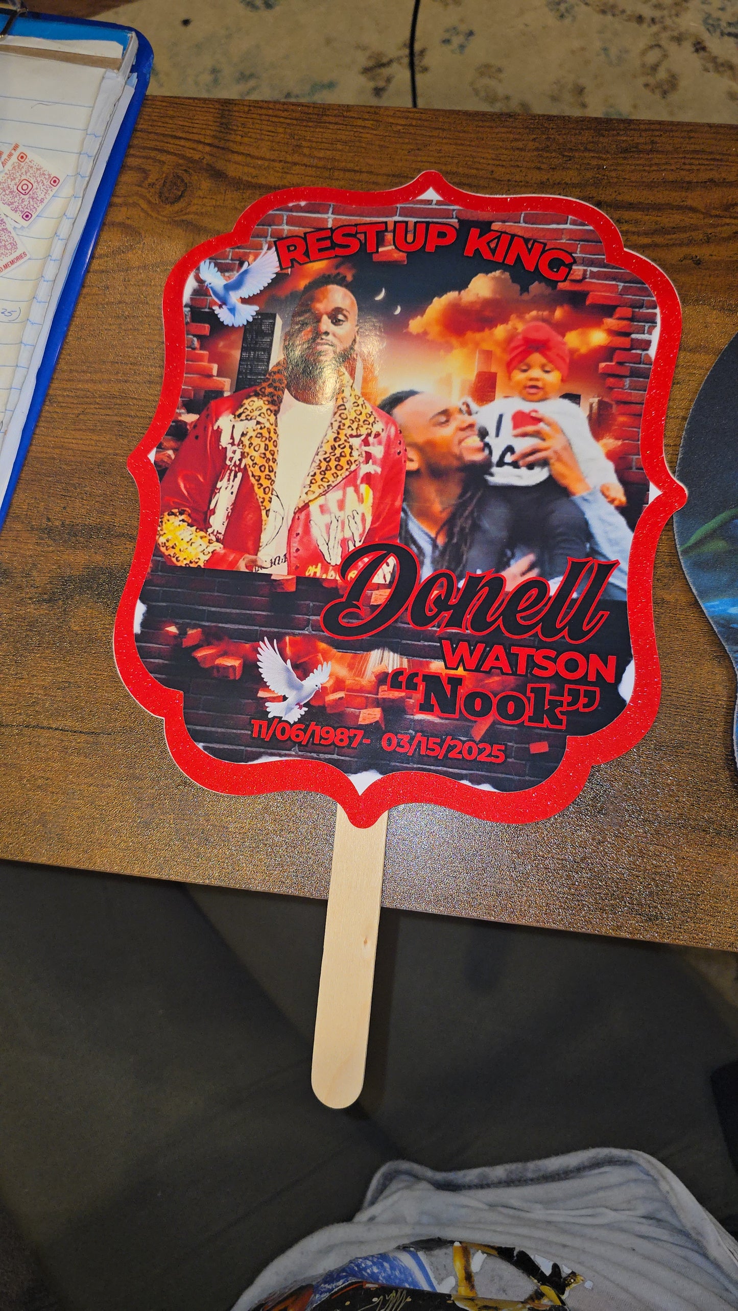 Paddle Fan 2 sided (12 for $40)
