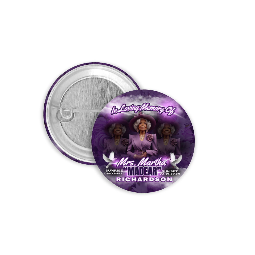Regular Size 2.5 In Button