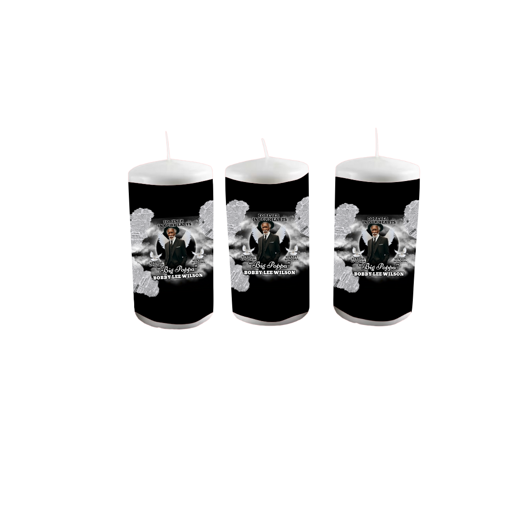 CUSTUMIZED WAX CANDLE
