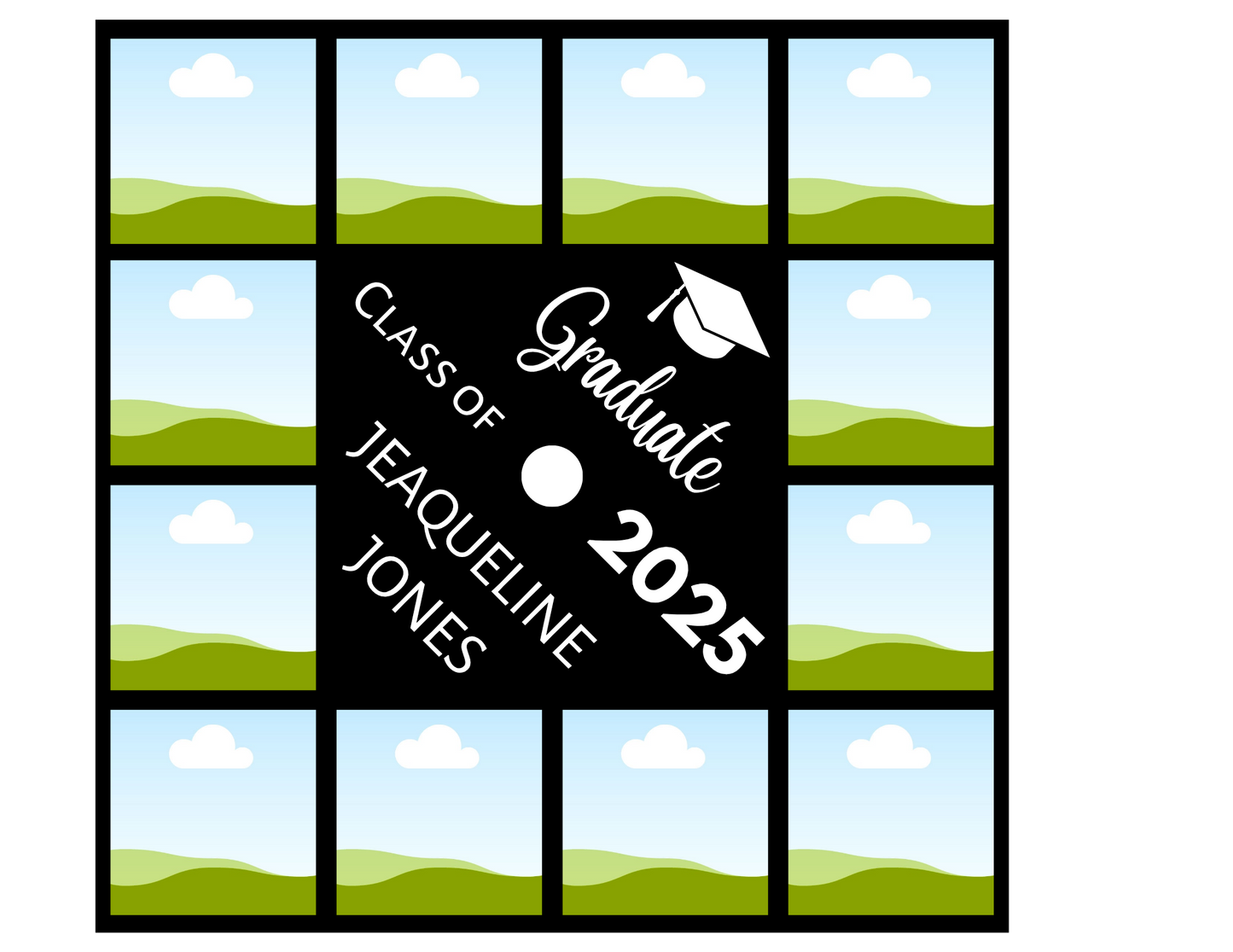 GRAD TOPPER DIGITAL FILE ONLY