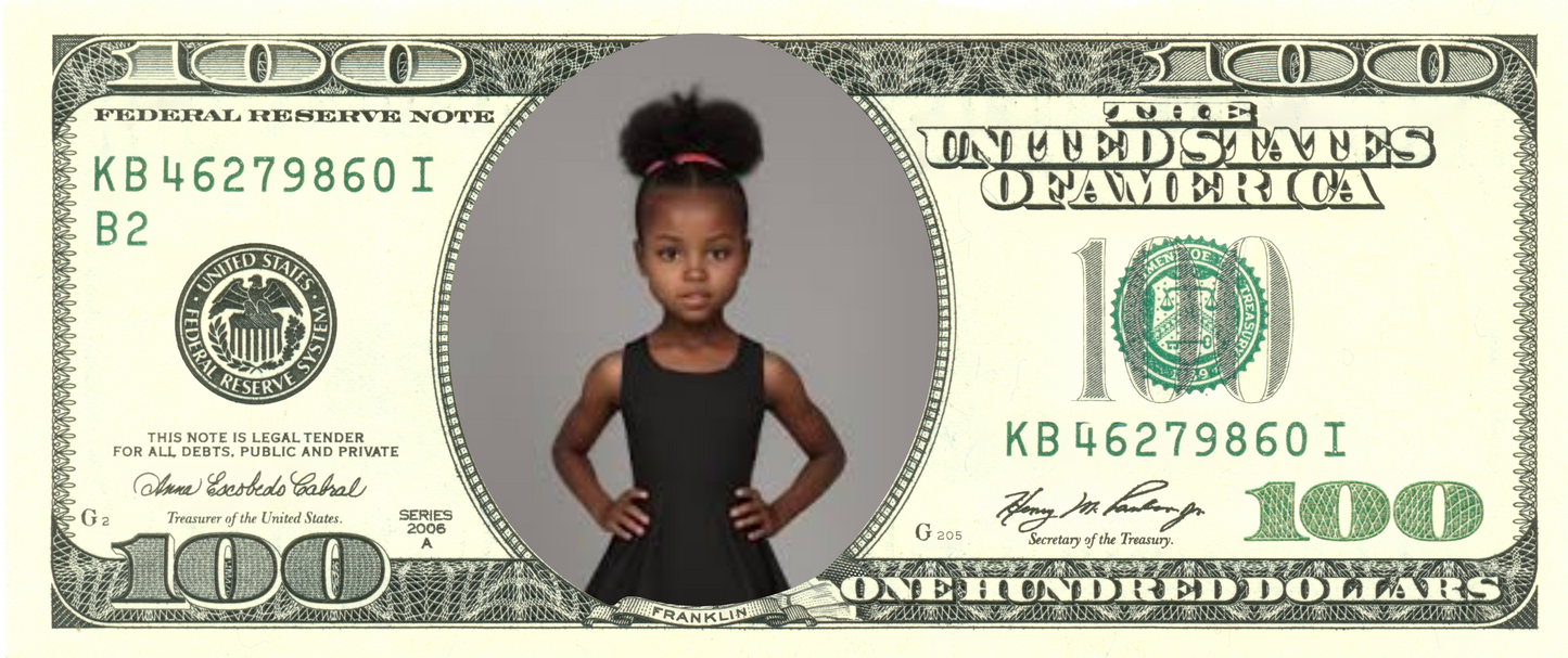 100 DOLLAR BILL ( DIGITAL FILE)